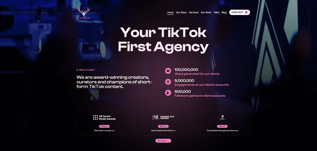 Antler Agency is your tiktok first agency 