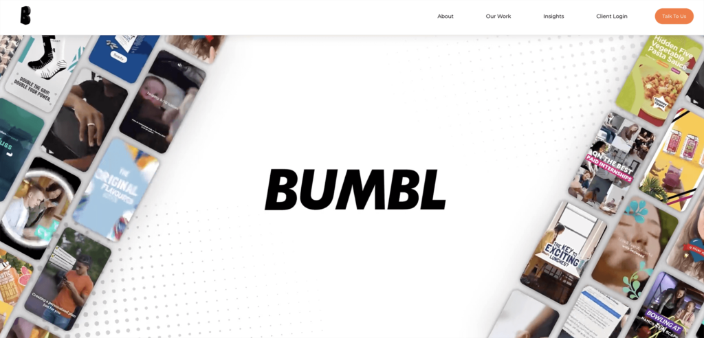 Bumbl is a social and creative media agency outside of London