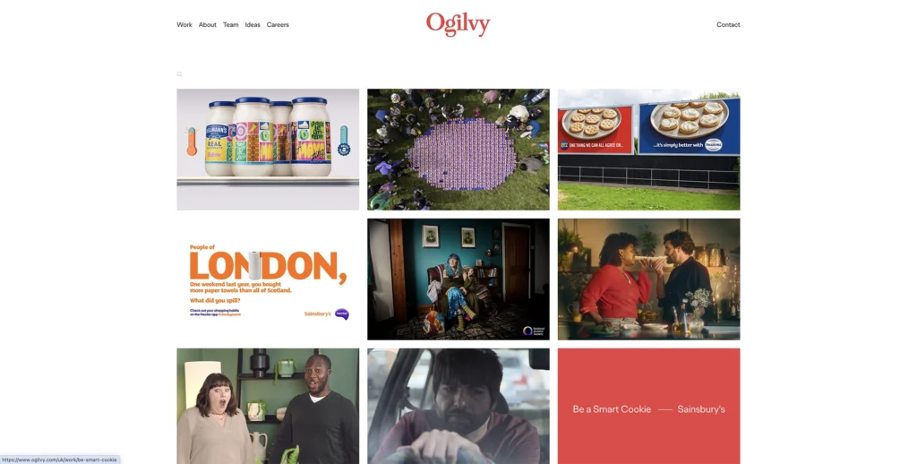 Ogilvy is a marketing agency in London best for integrated large scale campaigns
