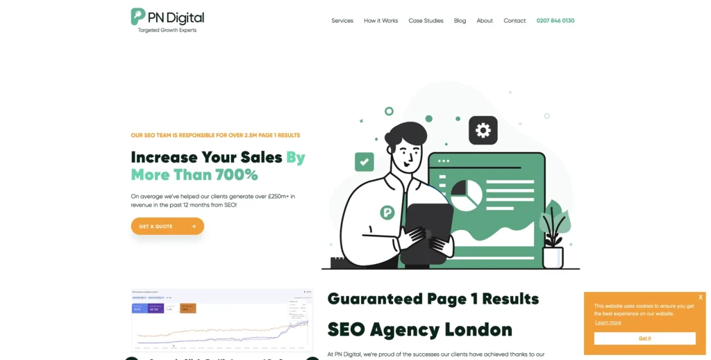 PN Digital is an SEO Agency in London that specialise in e-commerce
